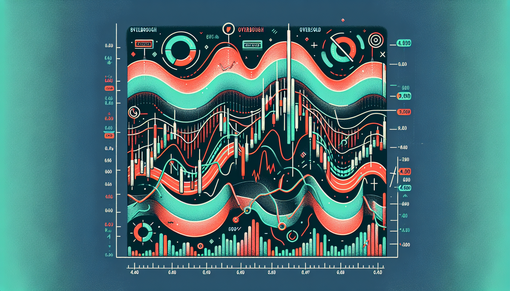 Bandas de Bollinger Miden la volatilidad del mercado y sobrecomprasobreventa