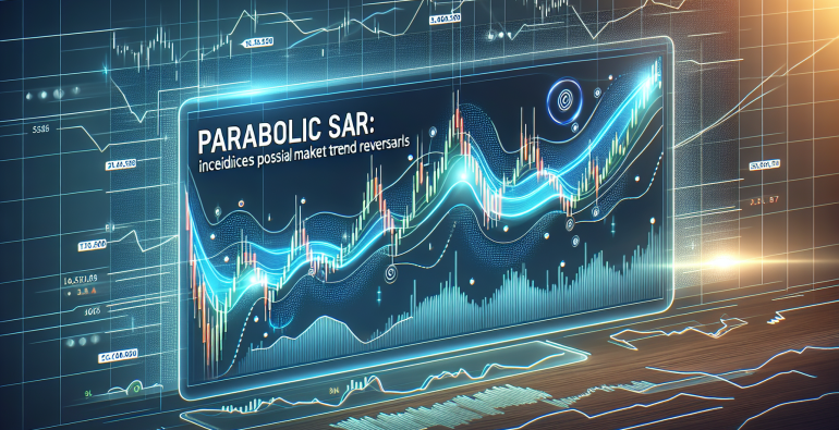 Parabolic SAR Indica posibles reversos de la tendencia del mercado